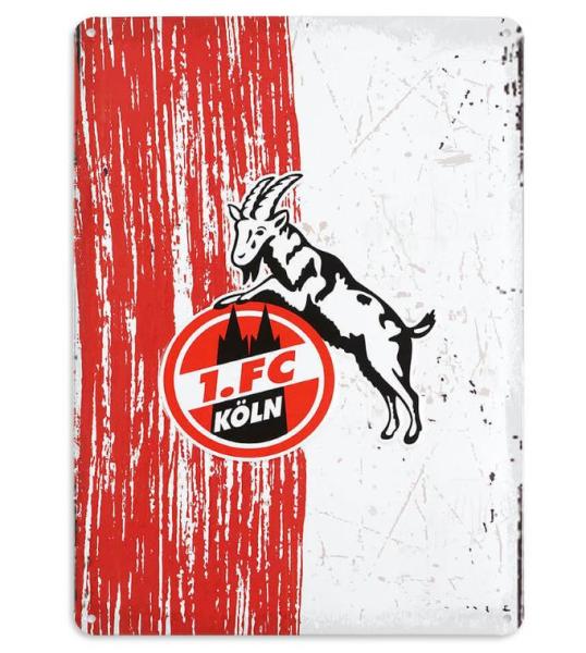 1. FC Köln - Blechschild "Logo"